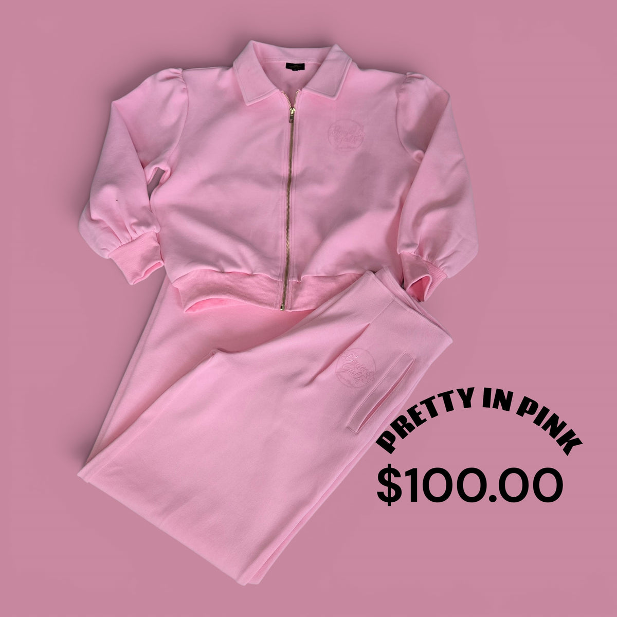 Luxe Boujee Girl Two-Piece Sets